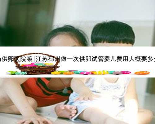 江苏有供卵医院嘛|江苏邳州做一次供卵试管婴儿费用大概要多少钱？